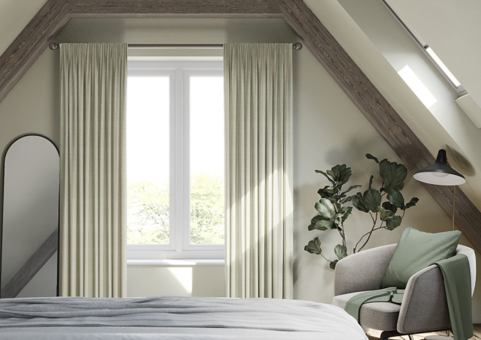 Emily Bond George Stripe, Sage - Made to Measure Curtains - Image 3
